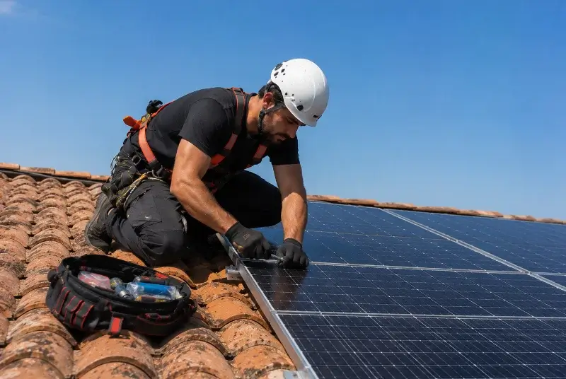 Maintenance et monitoring de panneaux solaires à Avèze